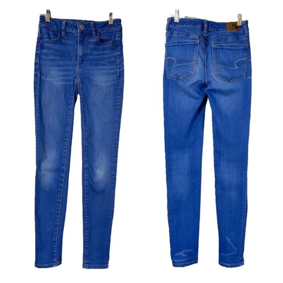 American Eagle Hi Rise Jegging Super Super Stretch Low Rise Women’s Size 00 - Picture 9 of 9